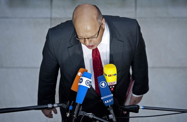 Umweltminister Peter Altmaier erluter...r   die Stromsteuer nicht senken will.  | Foto: dpa