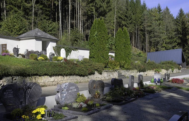 Fr den Waldfriedhof in Grimmelshofen ...ar 2012 neue Bestattungsgebhrenstze.  | Foto: Dietmar Noeske
