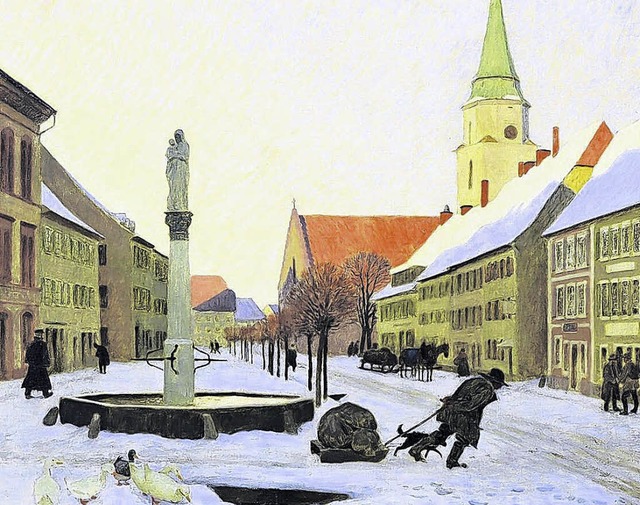 Bilder des Malers Hans Schroedter, der...NurRepro>Stadtmuseum</BZ-FotoNurRepro>  | Foto: Stadtmuseum