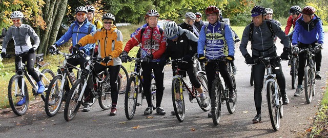 Seit 20 Jahren erkunden die Mediziner ...- und Hochschwarzwald mit dem Fahrrad.  | Foto: Cornelia Liebwein