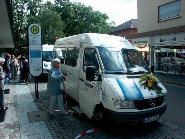 In Bad Krozingen fhrt der Brgerbus s...rinter in Breisach zum Einsatz kommen.  | Foto: Markus Donner