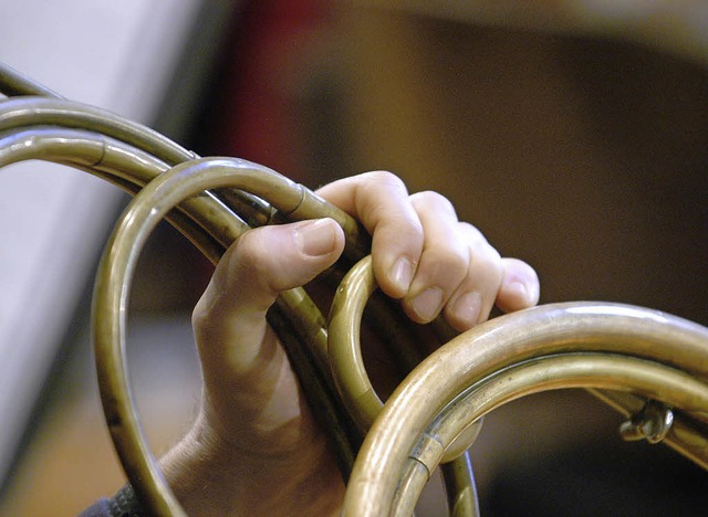 Drehungen, Windungen &#8211; und am Ende steht der Klang: historisches Horn  | Foto: Waschkowski
