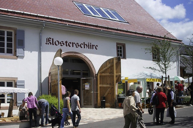 Die Tore der Klosterschiire sind seit ...aushaltsdefizit im Jahr 2011 beitrug.   | Foto: Christian John