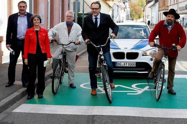 Mehr Sicherheit fr die Radfahrer