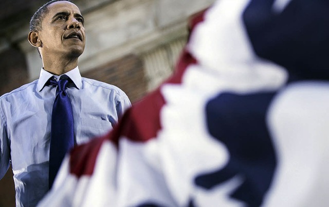 US-Prsident Barack Obama &#8211; auf ...kampf auch hierzulande auf Interesse.   | Foto: afp