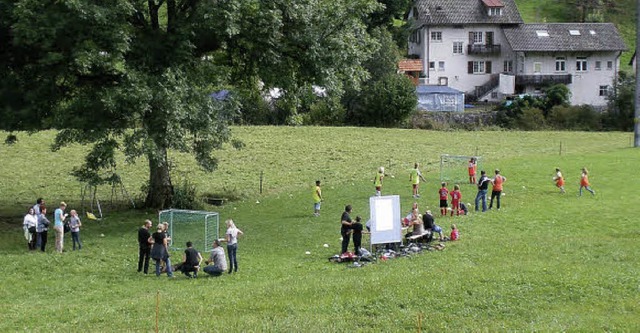 Lndliche Idylle: der  Malsburger Bolzplatz   | Foto: Kannmacher