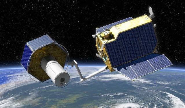Orbitaler Mllwerker bei der Arbeit (Illustration)  | Foto: astrium