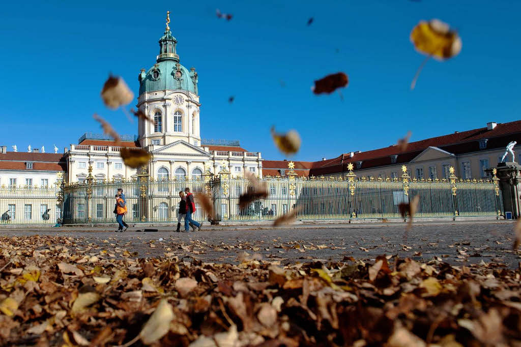 Goldener Herbst in Deutschland.