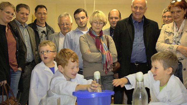 Projekt Technolino im Kindergarten For...htes Ei in eine Milchflasche?&#8220;    | Foto: Christiane Franz