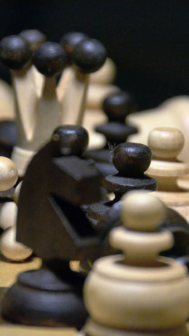 Schach ist ein knigliches Spiel. Und ...ang mit Dame und Knig ausgezeichnet.   | Foto: Lemm
