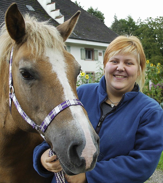 Eine groe Tierfreundin: Monika Reichle   | Foto: Martina Proprenter