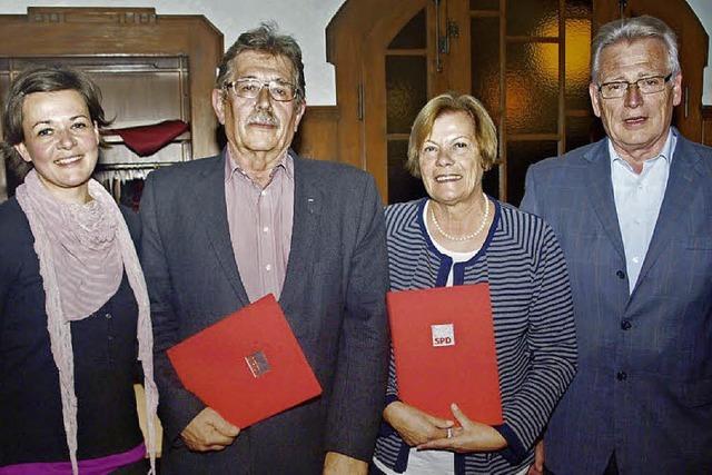 Zwei haben schon seit 40 Jahren das rote Parteibuch