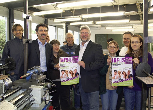 Hoffen auf viele Ausbildungsbetriebe b...sbildungsbrse: das Organisationsteam   | Foto: Monika Weber