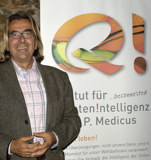 Klaus Medicus: &#8222;In meinen Intens...n und von innen her zu lcheln.&#8220;  | Foto: Christine Speckner