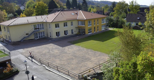 Vor dem Bethesda-Neubau in Oberweiler,...bau  stand, soll ein  Park entstehen.   | Foto: Sigrid Umiger