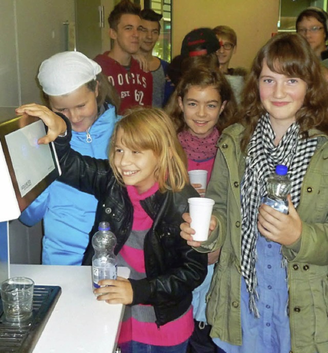 Trinkwasserspender Scheffelgymnasium  | Foto: BZ