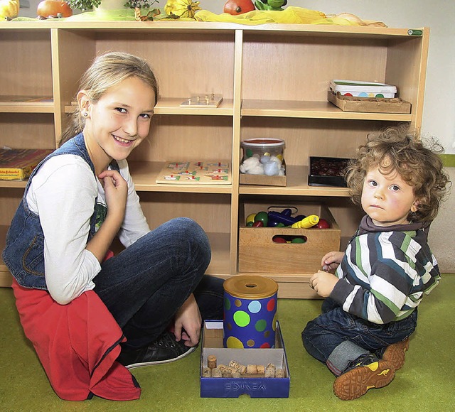 Gelebtes Bildungshaus: Grundschler un...enkinder lernen und spielen gemeinsam.  | Foto: SandrA DEcoux-Kone