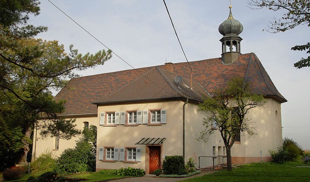 Mesnerhaus und Litzelbergkapelle. Da d...or die Ordensschwestern Einzug halten.  | Foto: Roland Vitt