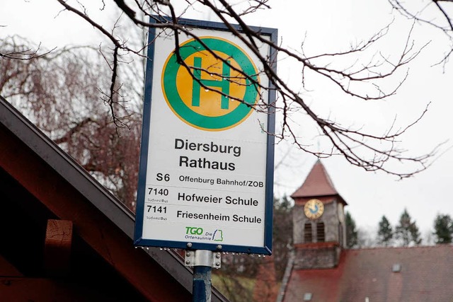 Von Diersburg aus wird es keine bessere Busanbindung nach Lahr geben.  | Foto: Christoph Breithaupt