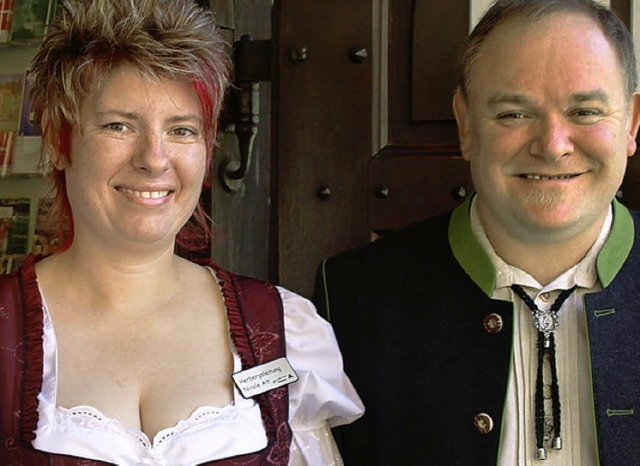 Die Herbergseltern Nicole und Claus Alt.   | Foto: Marion Pfordt