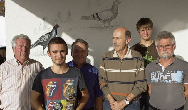Die Sieger: Werner Klopfer, Marco Hamb...d Rehm und Reinhold Bleyer (von links)  | Foto: Michael Haberer