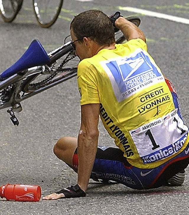 Tief gefallen: Lance Armstrong   | Foto: dpa
