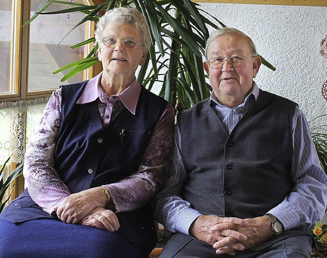 Christel und Gnter Killius aus Krzell   | Foto: Hans Spengler