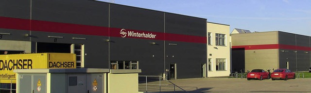 Die Firma Winterhalder  hat den  Erweiterungsbau im Gewerbegebiet  bezogen.  | Foto: Winterhalder