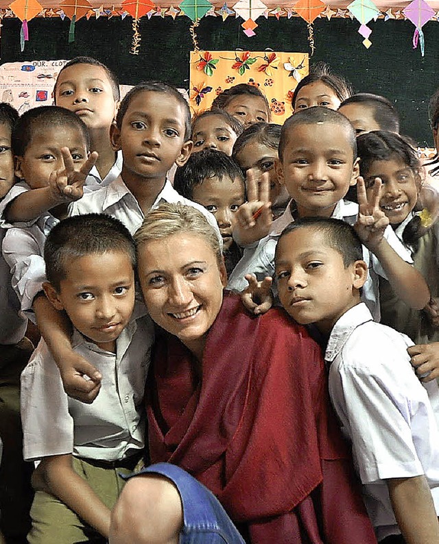 Dzenita Jkel bei &#8222;Maiti Nepal&#8220;  | Foto: Privat