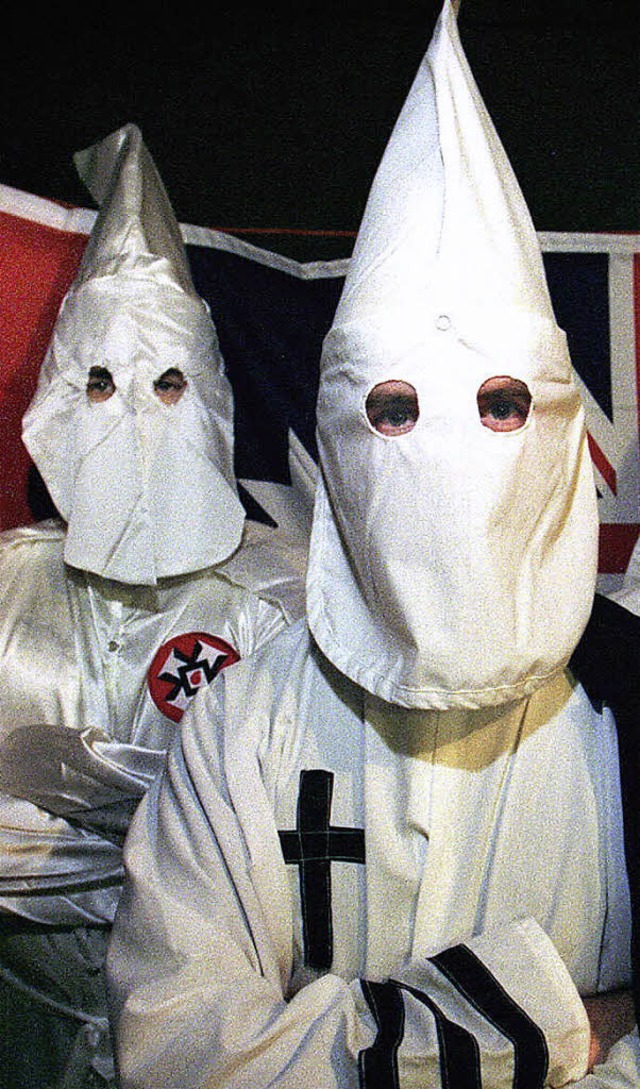 Was wei der rassistische Ku-Klux-Klan ber unser Land?  | Foto: ANDREW MEARES