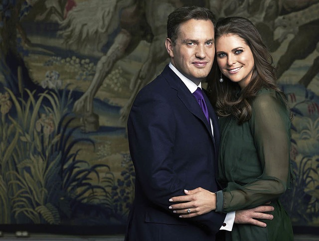 Als Neuverlobte gren: Madeleine von Schweden und Chris   | Foto: AFP