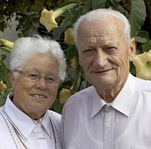 Lieselotte und Ludwig Rehm aus Ringsheim feiern heute goldene Hochzeit.   | Foto: A. Mutz