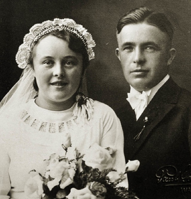 Glcklich verheiratet, glckliches Paar: Paula und Josef   | Foto:  Hhl