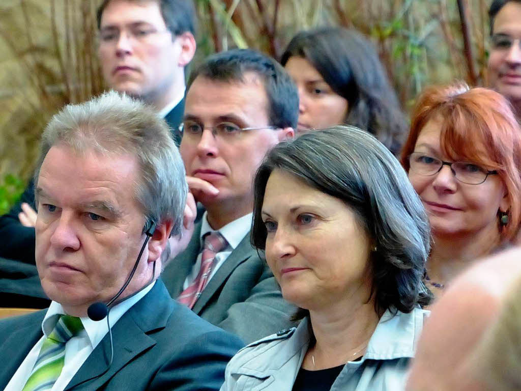 Minister Franz Untersteller, MdL Volker Schebesta, Regierungsprsidentin Brbel Schfer