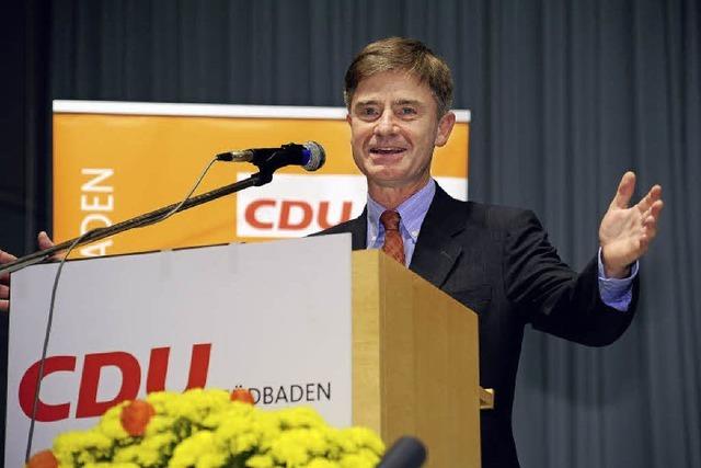 CDU-Kandidat Matern von Marschall: 51 Prozent im ersten Wahlgang