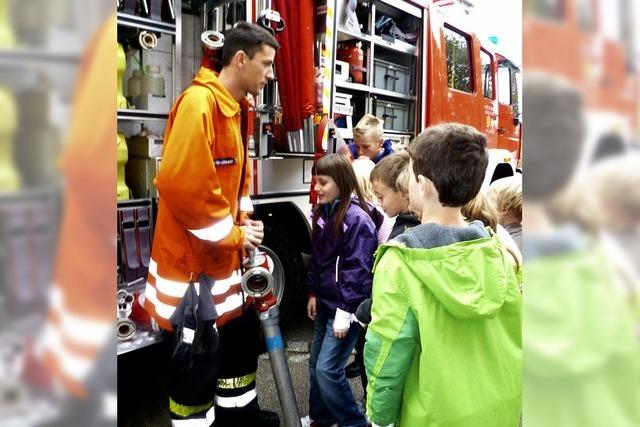 Feuerwehrtechnik zum Anfassen