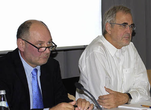 Fr mehr Windkraft in der Region: Josef Pesch (links) und Manfred Steinbach.   | Foto: THomas Loisl Mink