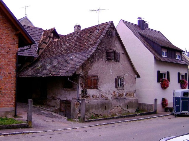 Verlassenes Gehft am Benleweg in Freiburg-Waltershofen.  | Foto: Thomas Jger