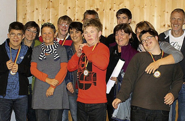Teilnehmer der Gaudifahrt 2012  der Eduard-Spranger-Schule   | Foto: ZVG