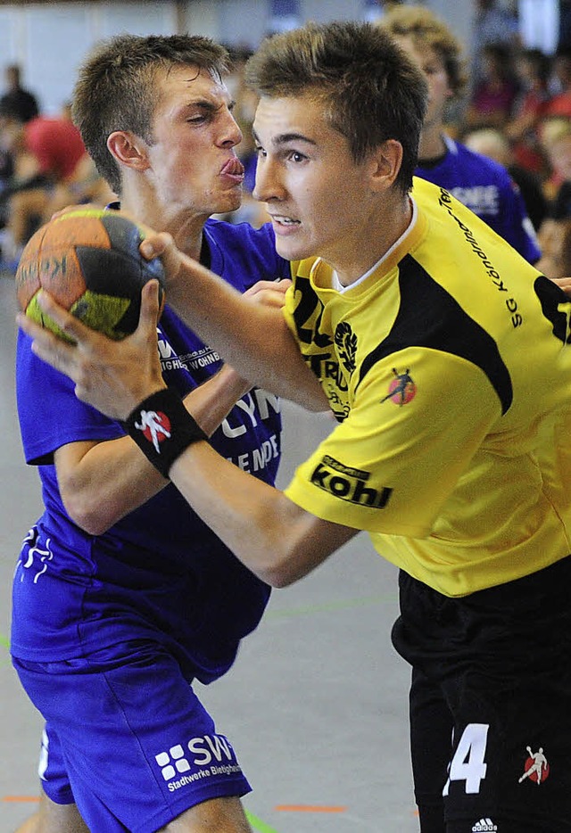 Pascal Bhrer traf fr die  SG in  Nrnberg 13 Mal ins Schwarze.   | Foto: Seeger