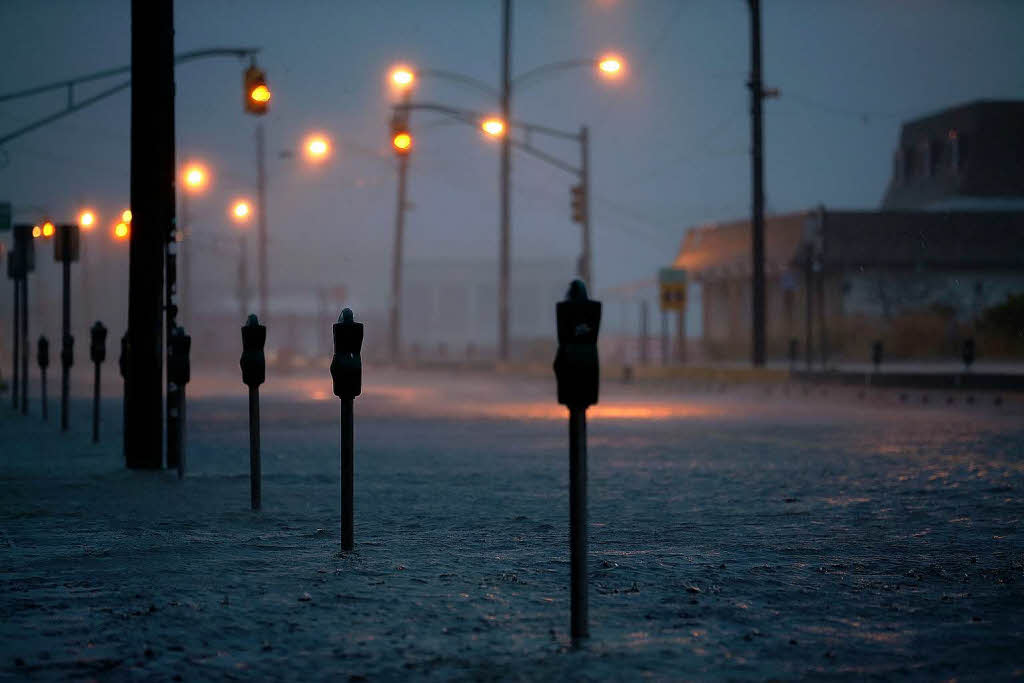 Wasser und Sturm: Sandy sorgt an US-Ostkste fr Chaos.