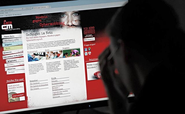 Karlsruher Bndnis gegen Cybermobbing:... weitere Angriffe im Internet kmpfen.  | Foto: dpa