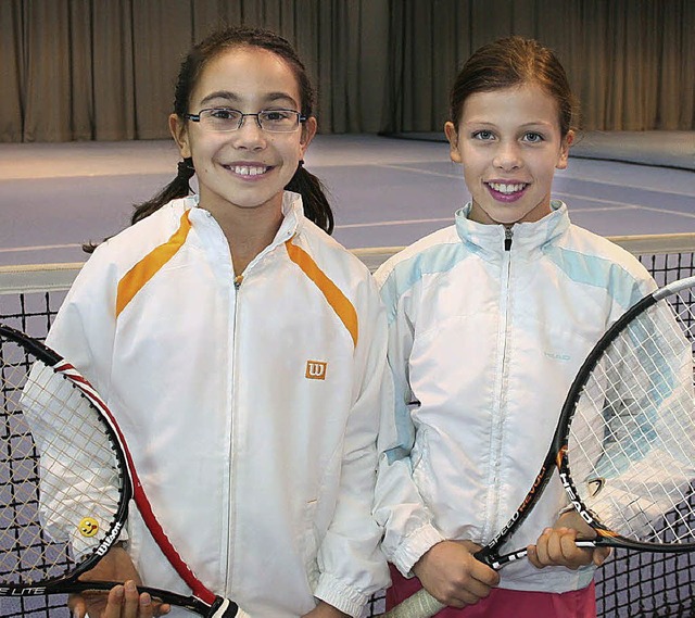 Bestritten das Finale in der U 10:  Vi...rgerin  Lucia Sutter (SV Schopfheim)   | Foto: Weschle