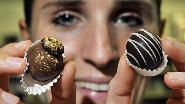 Ob mit Goldstaub oder Zebrastreifen: Schokolade schmeckt in allen Variationen.  | Foto: Patrick Seeger