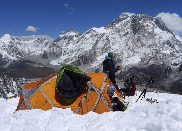 Blick auf den Lobuche im Himalaya.   | Foto: Richard Stihler