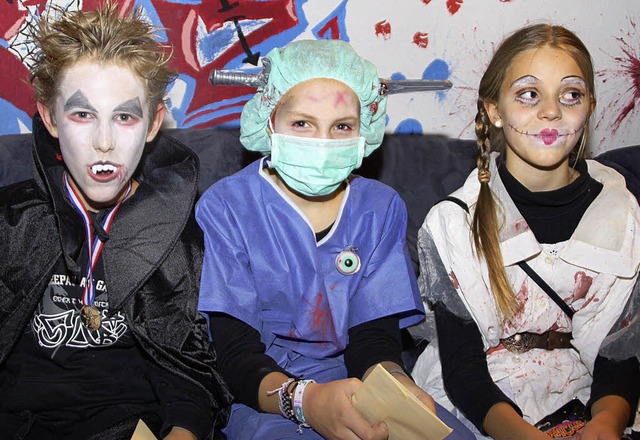 Einige Halloweengeister fanden den Weg ins Jugendhaus.   | Foto: Kerckhoff