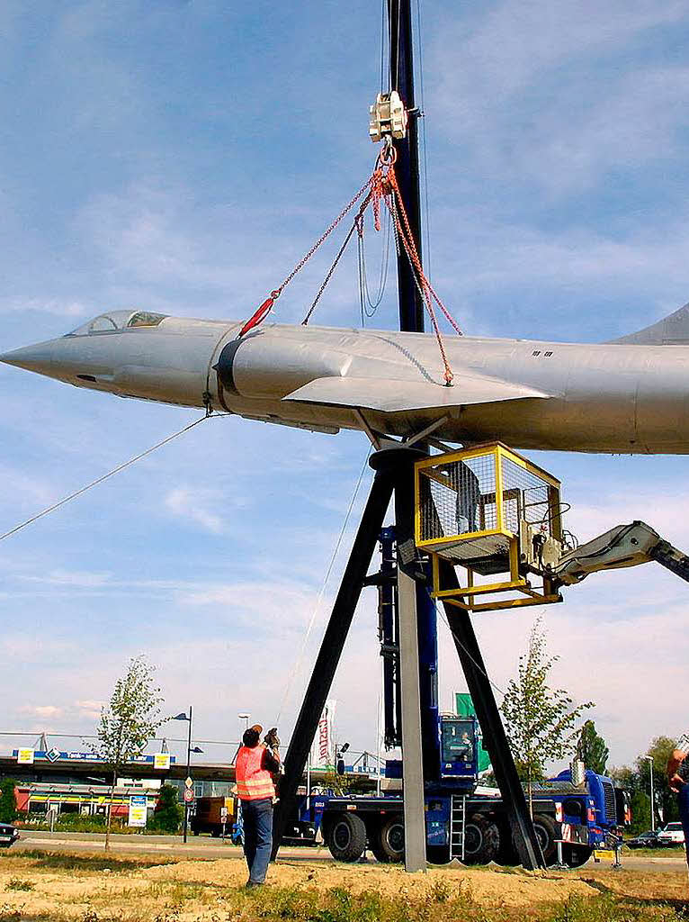 Denkmal und Monument: ein Starfighter Denkmal und Monument: ein Starfighter