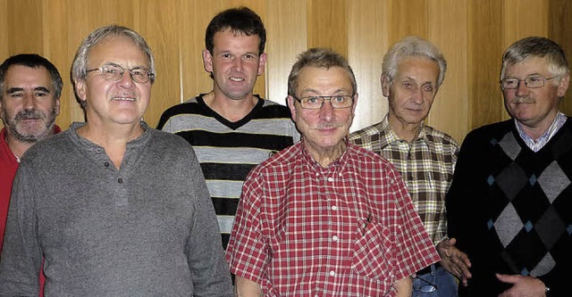 Der Vorstand der Forstbetriebsgemeinsc...Schne, Kurt Weiss, Bernhard Ziegler.   | Foto: Grether