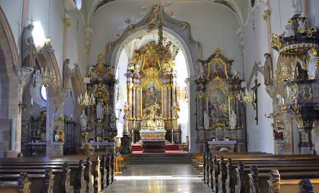 Der Altar in der barocken Wallfahrtski...nscht sich  Pfarrer Herbert Malzacher.  | Foto: Julius Steckmeister