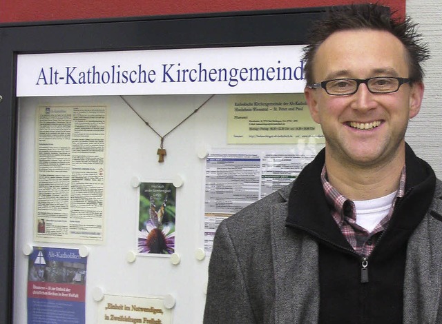 Der  altkatholische Pfarrer Armin Stre...ch bereits in Bad Sckingen zu Hause.   | Foto: Gottstein